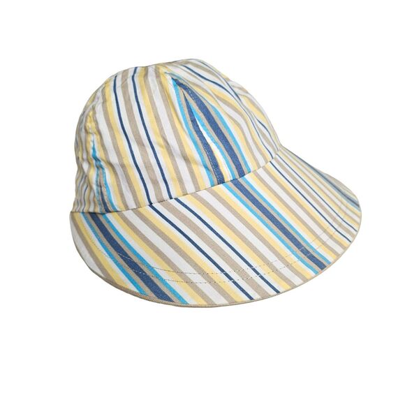 Reversible Face Framer Cap Hat Cotton Sailing Beach Vacation Preppy Outdooor - Picture 3 of 7